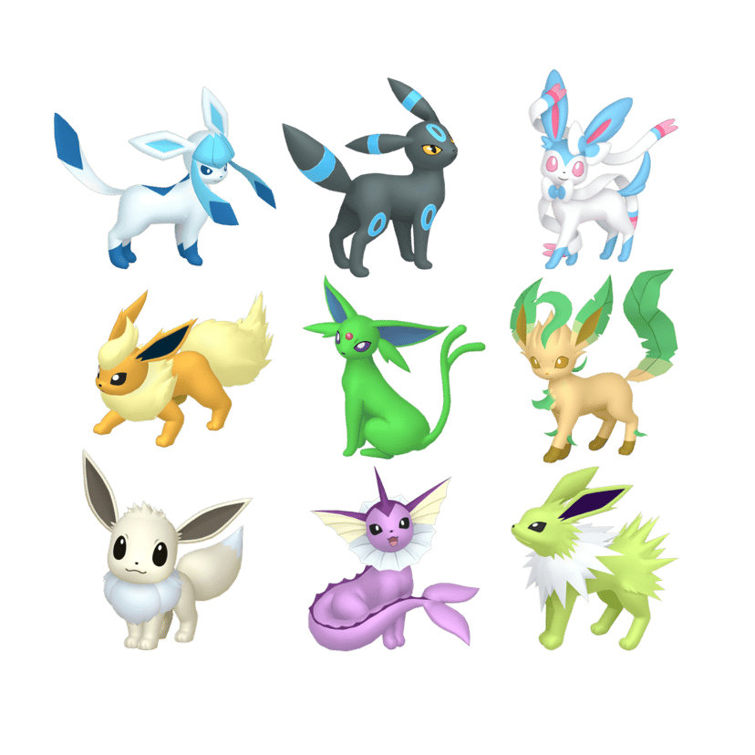 Full Eeveelution Set Product Image